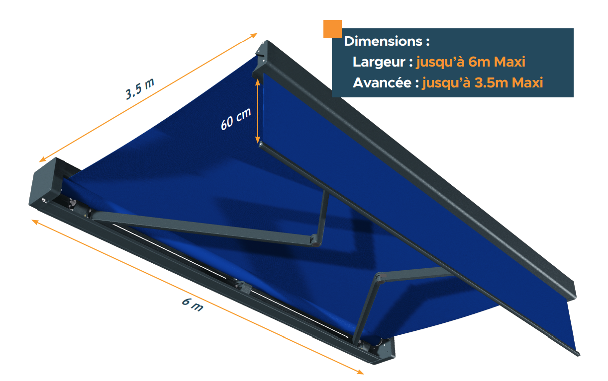 Vue alternative coffre avec extra volant