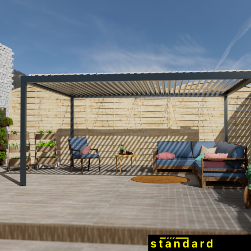 Pergola bioclimatique autoportee standard