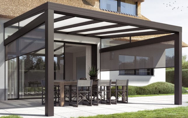 pergola toiture fixe