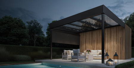 Les pergolas avec LED Lumera