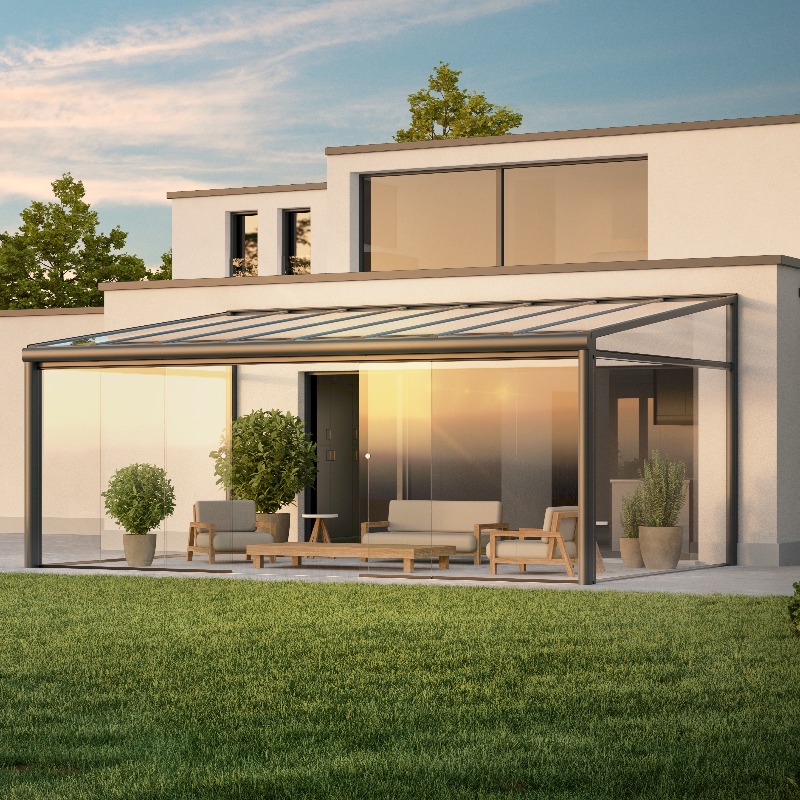 pergola toiture fixe autoportante