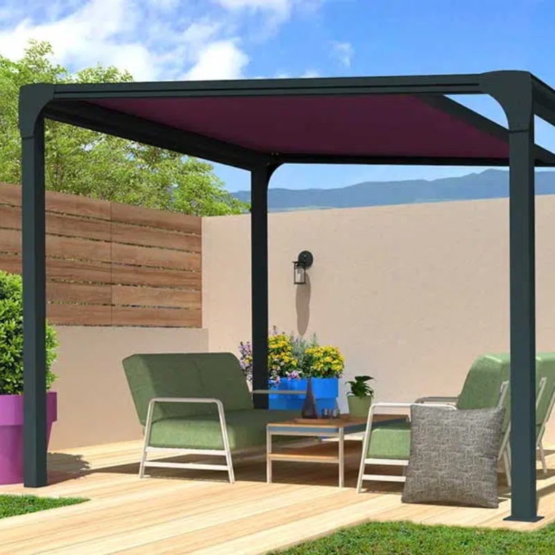 pergola toile autoportée 1 module