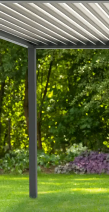 Pied de pergola bioclimatique