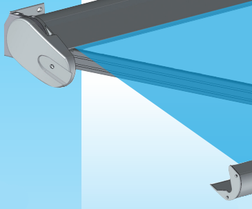 Coupe technique store banne