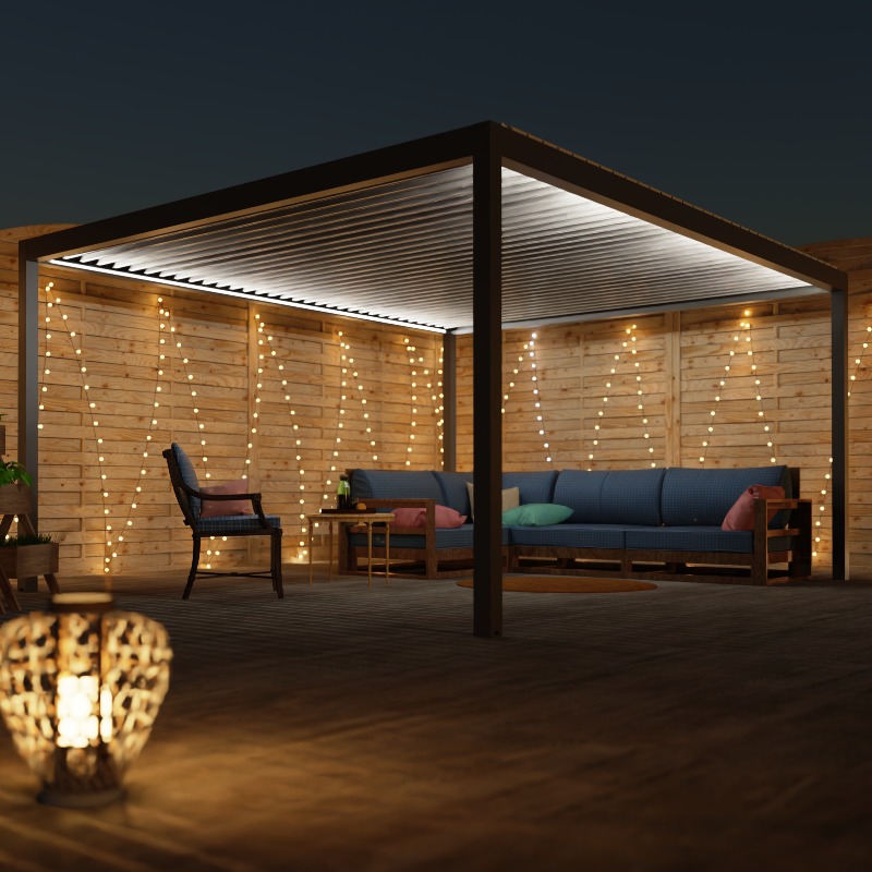 pergola bioclimatique autoportée