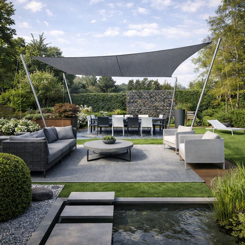 VOILE OMBRAGE LUMERA GRISE